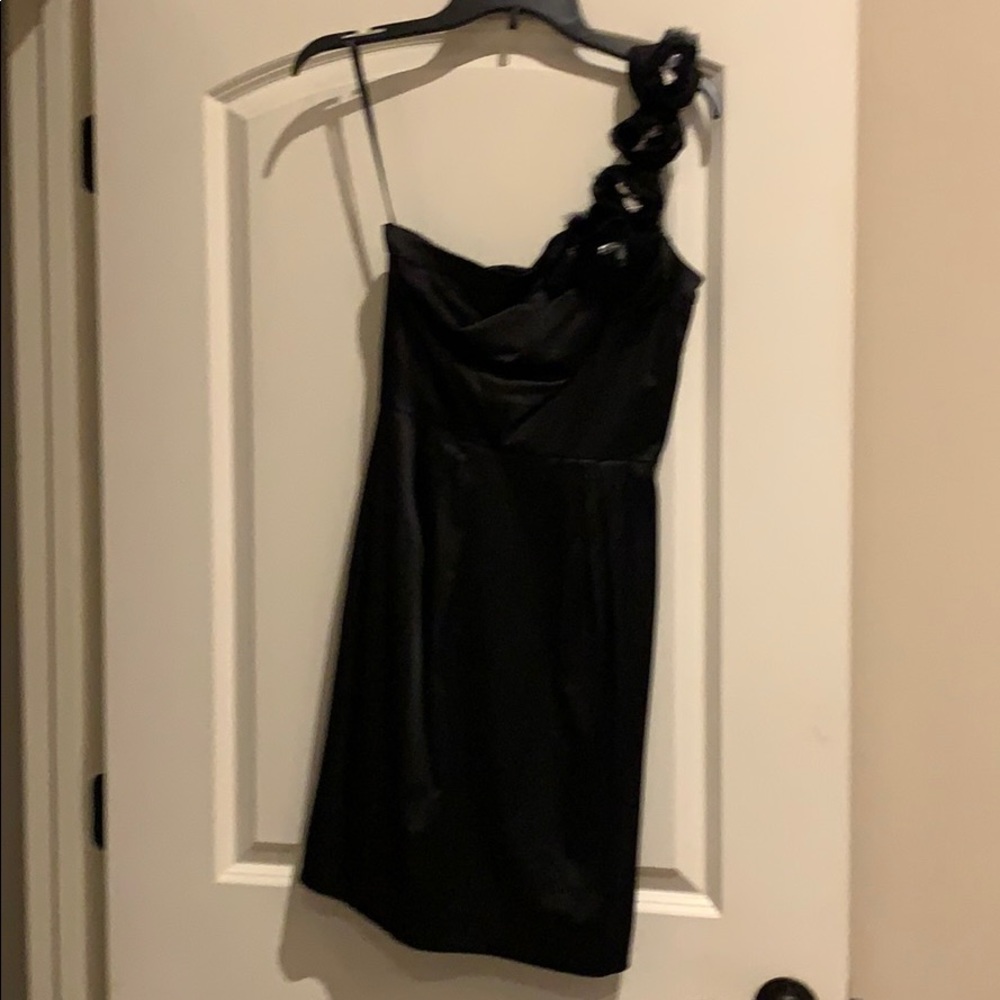 Black cocktail dress